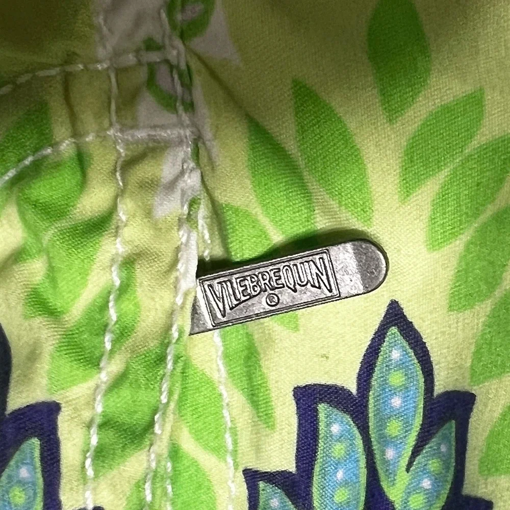Vilebrequin Mens XL Geometric Pattern Drawstring Swim Trunks Lined 8